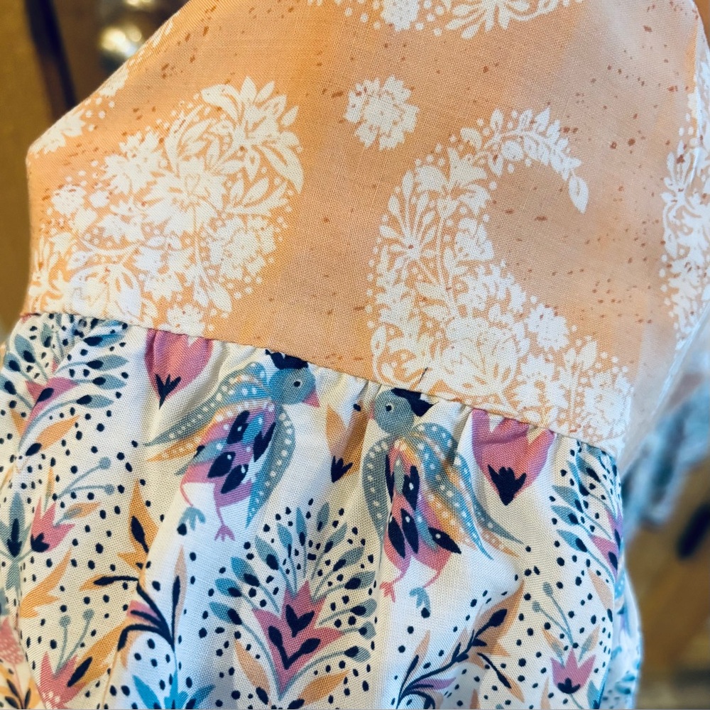Jaase Paisley Printed Boho Maxi Dress XS - Picture 8 of 9